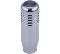 Hiverni Perilla de cambio manual 8,5 cm para coche, palanca cambios aluminio universal, perilla, decoración para(Chrome)