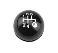 Hiverni Perilla de cambio marchas con cabezal Sitck compatible para Fiat 500 500C 2007-2018 5/6 para reemplazo adaptador velocidad(5 speed knob)