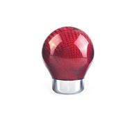 Hiverni Perilla de cambio marchas manual con cabezal manija estilo para carrera aluminio para adaptarse a la mayoría los interruptores automóviles(Rojo)