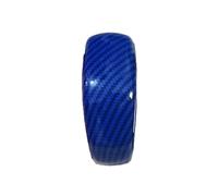 Hiverni Perilla de palanca cambios para coche, cubierta protectora, pegatinas embellecedoras para Peugeot 308 308S 408 AT, accesorios(Azul)