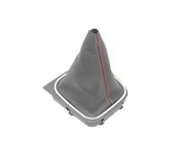 Hiverni Pomo de palanca cambios con funda cuero 5/6 para pomo cambio velocidad, protectora contra el polvo, compatible para Golf 5 A5 MK5, compatible para 6 A6 MK6 R32 R20 04-13(Boot)