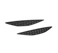 Hiverni Reflector de Parachoques Trasero Negro Brillante 2 Piezas para VW para Golf 7 .5 GTI R para Standard 2013-2016 2017 2018 2019 2020(A Standard)