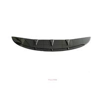 Hiverni Universal ABS Parachoques Delantero del Coche alerón Labio difusor Universal Aletas Kit de carrocería Carstyling protección(B-Black)