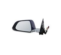 Hivernoi Conjunto de espejo retrovisor Conjunto de espejo retrovisor 13 cables para Tesla para modelo 3 M3 2017-2020 Deep Treasure Blue con puerta lateral concha(1pc left)