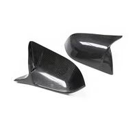 Hivernoi Conjunto de espejo retrovisor Para Tesla 2016-2025 para el modelo 3 fibra de carbono Real espejo retrovisor carcasa difusa para accesorios seco(Glossy carbon fiber)