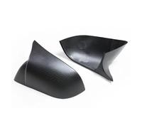 Hivernoi Conjunto de espejo retrovisor Para Tesla 2016-2025 para el modelo 3 fibra de carbono Real espejo retrovisor carcasa difusa para accesorios seco(Dull carbon fiber)