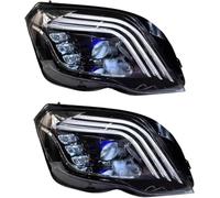 Hivernoi Faros para automóviles Conjunto de faros delanteros para Benz X204 GLK 200 260 300 2008-2015 Faros coche