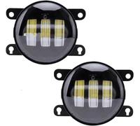 Hivernoi Faros para automóviles Conjunto de faros delanteros para Fusion 2013-2016, luz antiniebla, parachoques delantero, DRL, blancos