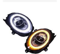 Hivernoi Faros para automóviles Conjunto de faros delanteros para MINI Para F56 F55 F57 2014-2020 Faros(Blanco)