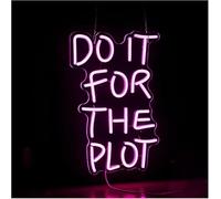 Hivernoi Lámpara de neón Para la palabra prestada de lámpara neón Hazlo por trama para el letrero