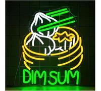 Hivernoi Lámpara de neón Para lámpara de neón palabra prestada Dim Sum para letrero