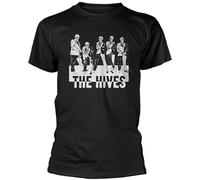 Hives Skeleton Man Pullover Men's Crewneck - Camiseta de manga corta, unisex, color negro, Negro , S