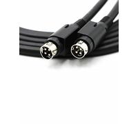 HiVi-Swan D100 & Edifier R1700BT - Cable de enlace para altavoz maestro-esclavo, 4 pines macho a macho, cable de audio de cobre puro de alta flexibilidad, cable de interconexión de doble blindaje