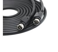 HiVi-Swan D100 & Edifier R1700BT - Cable de enlace para altavoz maestro-esclavo, 4 pines macho a macho, cable de audio de cobre puro de alta flexibilidad, cable de interconexión de doble blindaje