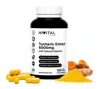 Hivital Cúrcuma 6000mg con Pimienta Negra 120 Cápsulas
