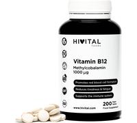 Hivital Foods Vitamina B12 Metilcobalamina 1000 mcg 200 comprimidos (Más de 6 meses)
