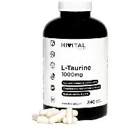 Hivital L-Taurina 1000 mg 240 Cápsulas Veganas