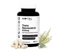 HIVITAL Trans-Resveratrol 500 mg con Nicotinamida y Piperina 90 cáps