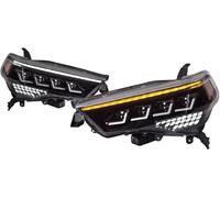 Hivvaor conjunto de luces delanteras Conjunto de faros delanteros para Toyota para 4Runner 2014-2020, luces coche, lámparas, circulación diurna