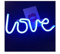 Hivvaor Decoración con luces de neón Lámpara de luz nocturna con forma amor para letreros neón, doble potencia(Neon-1)
