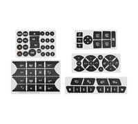 hivxwerm Pegatina botón internos Compatible con Benz W204 S204 C204 R172 W218 W212 C207 A207 R231 W176 W246 Panel Coche Radio Ventana Botón Pegatinas Reparación Accesorios(B)