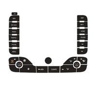 hivxwerm Pegatina botón internos Compatible con Ford para S-MAX 2011 Reparación Botones Radio Aire Acondicionado Reparación Botón Repuesto Reparación Calcomanía Adhesivo Accesorios