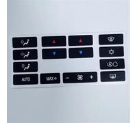 hivxwerm Pegatina botón internos Compatible con para X5 E53 1999-2006 E39 1996 1997 1998 1999-2002 Calcomanías Reparación Botones Control De Climatización De Aire Acondicionado De Automóvil