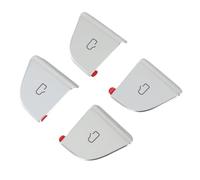 hivxwerm Pegatina botón internos Compatible con Tesla para El Modelo 3 para Highland 2024 Paneles Decorativos Pegatinas para Botones De Puerta Embellecedor para Botones De Puerta 4 Piezas/Juego