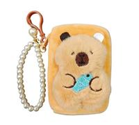 hiwhale Creativo Lindo Capibara Anime Felpa Monedero Dibujos Animados Auriculares Bolsa de Almacenamiento Mini Lindo Dinero Cambio Bolsa Colgante
