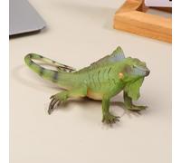 hiwhale Cuernos Lagarto Verde Iguana estatuilla Escritorio Adornos Figuras de acción Fauna Juguete Educativo para Niños Niñas