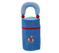 hiwhale Kawaii Salchicha Perro Redondo Barril Pluma Bolsa multifunción papelería Caso Lindo Bolsa de Almacenamiento de Mano para la Escuela del Estudiante Suministros