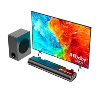 Hiwill a21 barra de sonido - 2.1 canales 200w con subwoofer 5.25” para tv - negro