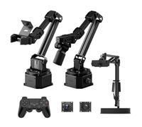 HIWONDER Kit de brazo robótico AI compatible con LeRobot SO-ARM101 Embodied AI Imitation Learning VLA Model Development Open Source 6-Axis Full Metal Robot Arm con AI Vision y control remoto, kit