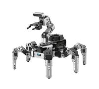 HIWONDER ROS2 Jetson Hexápodo con OpenClaw modelos grandes de IA ChatGPT SLAM Mapping 3D AI Vision Voice Scene Understanding ROS Education Robot, ROSpider Advanced Kit y Jetson Nano 4GB