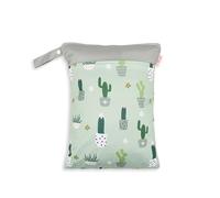 Hixingo 3/2/1 Pieza Bolsa de Pañales Impermeable, Multicolor Bolsa Impermeable de Tela con Cremallera Reutilizable Wet Bag Pañales, Organizador para Carro de Bebe Toallitas (Verde,2pc)