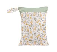 Hixingo 3/2/1 Pieza Patrones Lindos Bolsa de Pañales Impermeable, Bolsa Impermeable de Tela con Cremallera Reutilizable Lavable Wet Bag Pañales, Organizador para Carro de Bebe (Pollo 1,1pc)