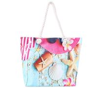 Hixingo 3D Bolsa Playa Grande XXL Mujer Hombre, Bolso Playa de Verano Plegable Ligero Shopper Tote Bag para Piscina Picnic Compras Viajes Vacaciones Uso Diario Sauna (35x12x34CM,Estrella de mar 5)