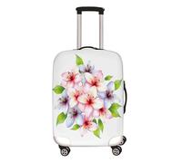 Hixingo 3D Estampado Cubierta de Equipaje, Elástico Funda Protectora de Equipaje Paisaje de Jardín Anti-Polvo Funda de Maleta Antiarañazos Luggage Cover (Flor de Lirio,XL (30-32 Pulgadas))