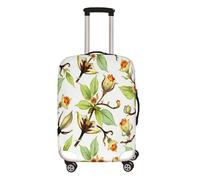 Hixingo 3D Flor Tropical Estampado Cubierta de Equipaje, Elástico Funda Protectora de Equipaje Anti-Polvo Funda de Maleta Antiarañazos Luggage Cover (Otoño,L (26-28 Pulgadas))
