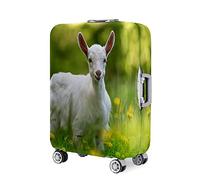 Hixingo 3D Oveja Cubierta de Equipaje, Elástico Funda Protectora de Equipaje Anti-Polvo Lavable Funda de Maleta Antiarañazos Luggage Cover para 18-32 Pulgadas (Crisantemo,S (18-20 Pulgadas))
