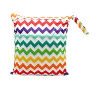 Hixingo 40x45cm Bolsas de Pañales Mojados, 1 Pack Impermeable Reutilizable Bolsa Pañales con Cremallera, Wet Bag Organizador para Carro de Bebe, para Viajes, Playa y Piscina (Estilo 6)