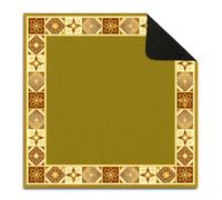 Hixingo 80x80cm Tapete de Mahjong Portátil para Juegos de Mesa, Tapete Cuadrado Diatomita de Antideslizante Silencioso para Cartas Dados Dominó Tablero (Musgo del Bosque,1)