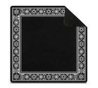 Hixingo 80x80cm Tapete de Mahjong Portátil para Juegos de Mesa, Tapete Cuadrado Diatomita de Antideslizante Silencioso para Cartas Dados Dominó Tablero (Moderno,1)
