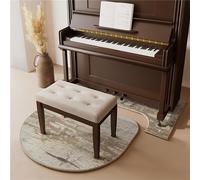 Hixingo Alfombra Insonorizada para Piano Vertical, Alfombrillas Aislamiento para Piano Alfombra Acustica Insonorizada Antideslizantes para Estudio, Sala de Música (Gris Dorado,110 * 110cm)