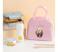 Hixingo Bolsa Termica Porta Alimentos para Mujer y Hombre, 5L Azul Bolsa Almuerzo Comida Trabajo Pequeña Portátil Térmica para Almuerzo, Oficina, Viaje, Pícnic o Colegio (Rosa 2,22x12x19cm)