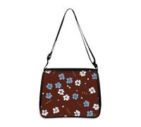 Hixingo Bolsos Universidad Mujer Grande Bolso Bandolera Tote Shopper Bolsos Gran Capacidad Bandolera con Cremallera, Bolso de Mano para Compras Colegio Trabajar, Clásico Flor (Burdeos,28 * 24 * 7cm)