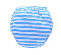 Hixingo Bragas de Aprendizaje,Lindo Estampado Pañales de Tela Calzones de Entrenamiento Reutilizables,Pañal de Aprendizaje, Pantalones de Entrenamiento para Niños/Niñas (Azul,90cm-4 pcs)