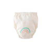 Hixingo Bragas de Aprendizaje para Bebés, 1 piezas de Pañal de Aprendizaje Calzones de Entrenamiento Reutilizables, Pañales de Tela para 1 a 6 Años Niños y Niñas (Estilo de patrón 11,L: 100)