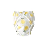 Hixingo Bragas de Aprendizaje para Niños y Niñas, 1 piezas de Pañal de Aprendizaje Calzones de Entrenamiento Reutilizables, Pañales de Tela para 1 a 6 Años Niños (Pera amarilla,L: 100)