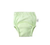 Hixingo Bragas de Aprendizaje para Niños y Niñas, 1 piezas de Pañal de Aprendizaje Calzones de Entrenamiento Reutilizables, Pañales de Tela para 1 a 3 Años Niños (Verde vainilla,M: 90)